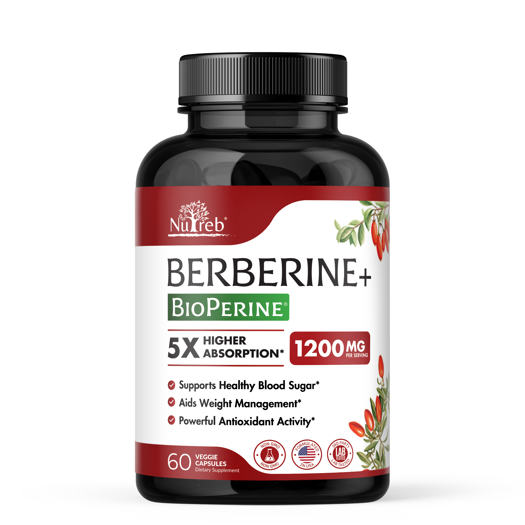 Berberine with BioPerine